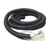 100 FT of 5/8 Inch Black Polyethylene Split Wire Covering