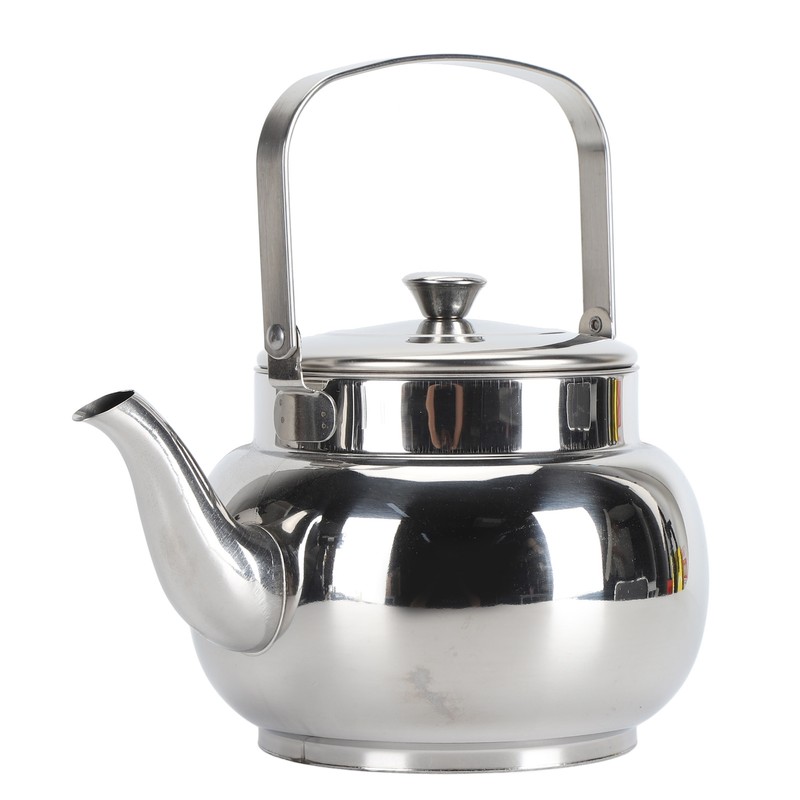 Stainless Steel Teapot with Removable Filter Metal Tea Kettle Coffee