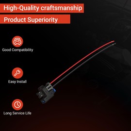 Powkos Fuel Injector Connector Pigtail Wire Plug WPINJ31X Compatible with Mini Delphi Multec 2 Chevy Truck LS Delphi Multec Mini LQ4 LQ9 4.8 5.3 6.0-8 Pcs