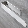 RUICER Towel Rail No Drilling 30 cm Stainless Steel Towel