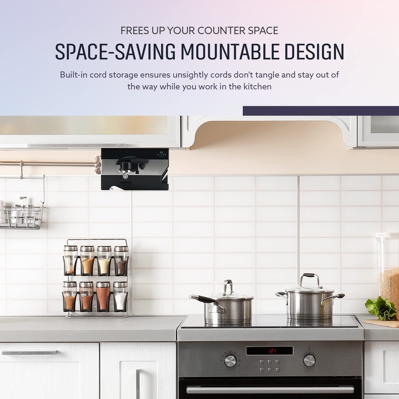 ELITRA HOME 3 in 1 Under the Cabinet Electric Can