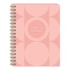 Punch Studio Molly & Rex Statement Shapes Pink Undated Planner