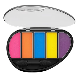 Bissú Eyeshadow Pallet (Quinteto) 5 colors with Dual-ended Eyeshadow Applicator (01 Buena Vibra)