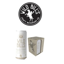 Wild Bill's Vanilla Cream Soda, Classic Craft Soda Pop Soft Drinks, Sodas Made with Pure Cane Sugar, Caffeine Free, NO High Fructose Corn Syrup, Gluten Free, Vegan, Low Sodium, 12 Oz 4 Pack