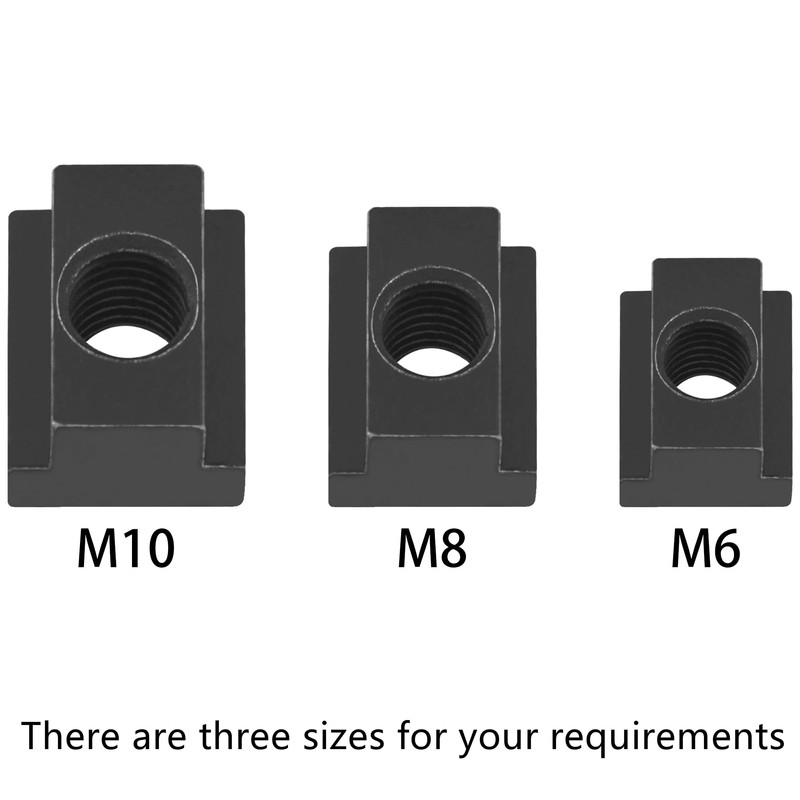 6 PCS T-Slot Nuts,T-Sliding Nut Blocks – Ideal for Machine