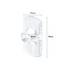 Command 17026H-AW Decorative Pegs for Outdoor Use, Transparent, One Size