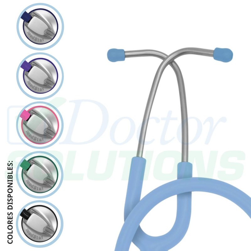 MEDSTAR | Estetoscopio de una Campana de Lujo (Azul Claro)