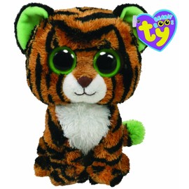 Ty Stripes Buddy Beanie Boos 7136911 Soft Toy Tiger Large 21.5 cm