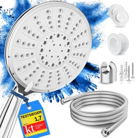 Large Shower Head with Hose and Holder, Hand Shower, Rain Shower