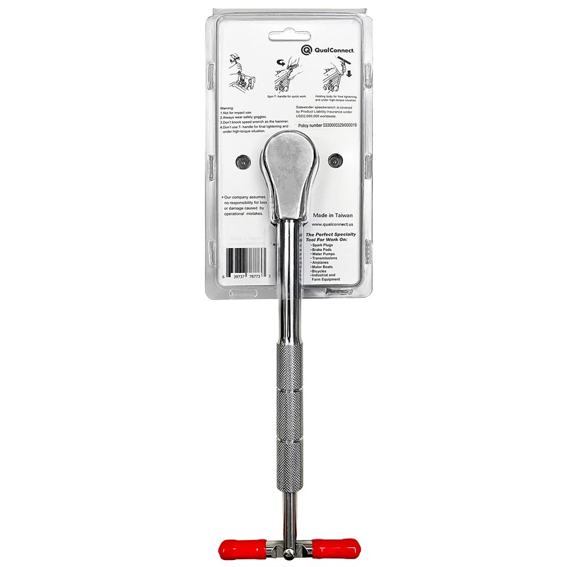 QualConnect® 1/2-inch Sidewinder Speedwrench, Professional Drive Reversing, Reversible Speedwrench, Ratchet