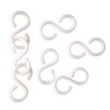 Healifty Plastic S-shaped Hooks Hangers Kitchen Bathroom Spoon Towel Clothes