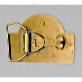 Adezy  Cheyenne Frontier Days Brass Belt Buckle by Adezy of Denver  (1975, Metal)