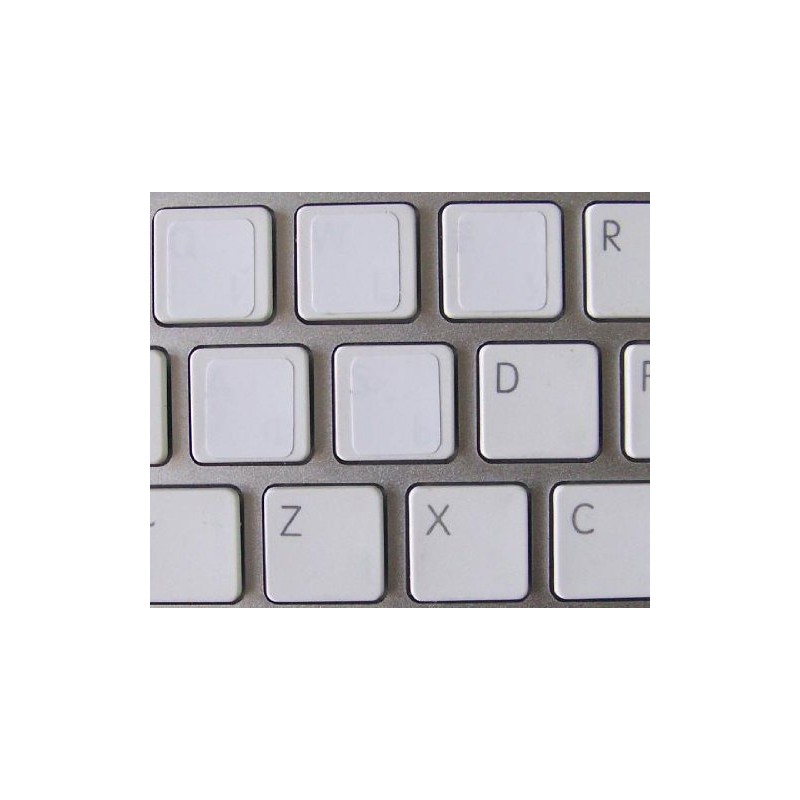 Blank Keyboard Sticker White Background for Desktop, Laptop and Notebook