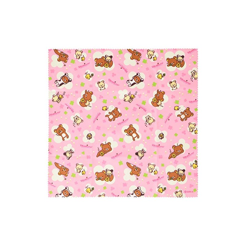 Rilakkuma Cleaning Cloth, Ultra Fine Fiber, 7.7 x 7.7 inches