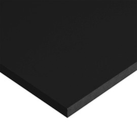 Marine Board HDPE (High Density Polyethylene) Plastic Sheet 1/4" x 11" x 48” Black Color Textured