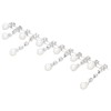 4Pcs Crystal Claw Chain Trimming Fringe Simulation Diamond Chain for