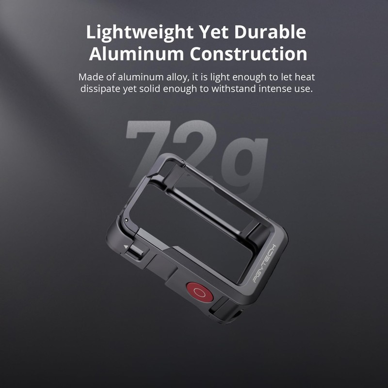 PGYTECH Camera Cage for DJI OSMO Action 5 Pro Aluminium