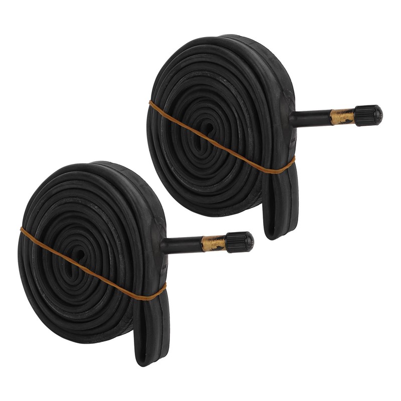 2 Pack 700x23C Bike Inner Tube 48mm Schrader Valve Butyl