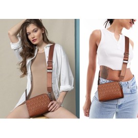 MKP COLLECTION Crossbody Bags for Women Small Shoulder Purses with Adjustable Wide Strap, Triple Zip Design, Trendy Travel Handbag for Daily Use, Cell Phone and Wallet Organizer