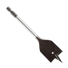 Spade Drill Bit, 18 mm Feather, Flat blade Wood Hole Cutter, Woodworking Drilling Tool with 1/4 inch Hex Shank and Self-centering Tip for, Plywood, Plaster boars Chipboard 18 x 152 mm 1pcs