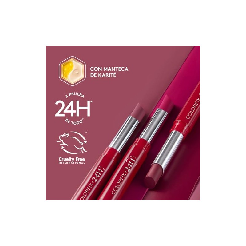 ésika Labial Colorfix Barra 2 g, Acabado Mate, Larga Duración
