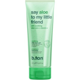 B.TAN Gel de aloe vera para cara y cuerpo | Say Aloe To My Little Friend – Gel de aloe ultra hidratante y calmante para después del sol con vitamina E