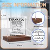 Thank You Leader Gift – Acrylic Desk Plaque with Appreciation