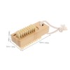 IWOWHERO 2pcs Bamboo Sisal Nail Brush for Fingernails/toe Nails Cleaning