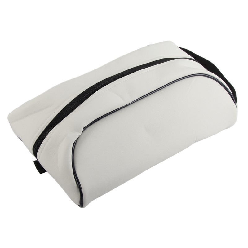 PU Leather Golf Shoe Carrier Bag Home Travel Dustproof Storage