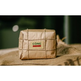 CONG CAPHE - 100% Robusta Whole Bean Vietnamese Coffee (1, Coffee 16 Ounce)