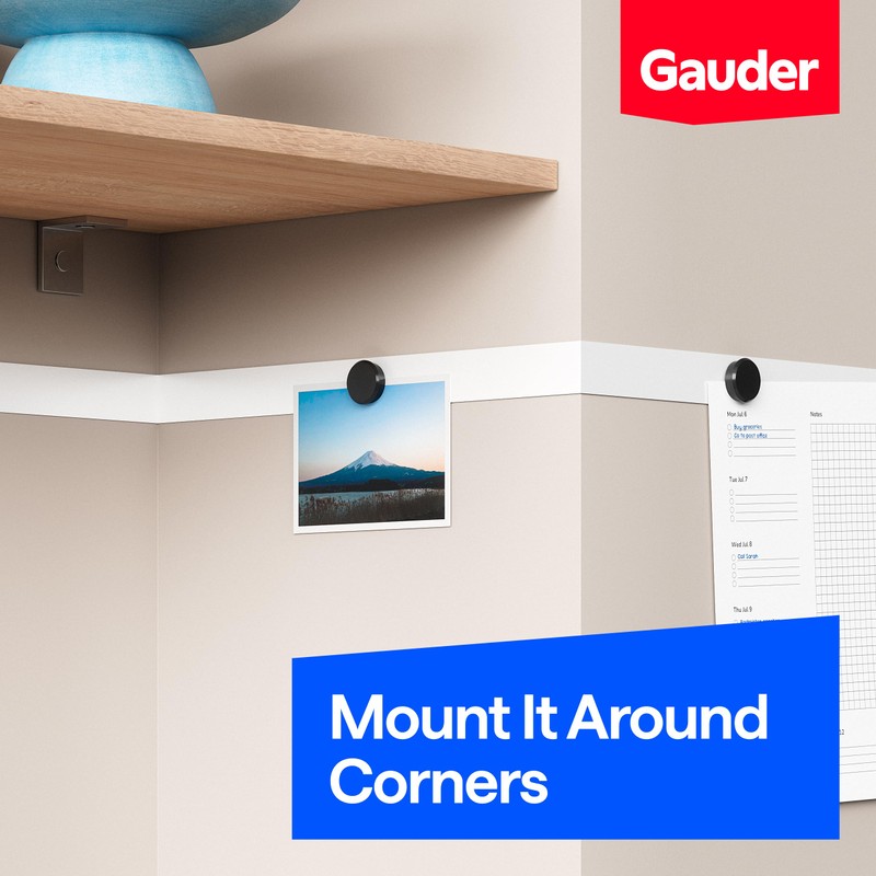 GAUDER Metal Tape Self Adhesive | Ferrous Tape for Magnets
