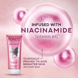 POND'S Bright Beauty - Lavado facial de 6.8 fl oz / 6.76 fl oz