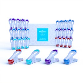 Clothes Pegs for Washing Line – Soft Grip & No Metal Rust | Strong & Durable Laundry Pegs | Ideal for Washing Lines, Airers & Rotary Dryers | Weatherproof Pegs (Pack of 60)