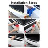 SINGARO - Protector de parachoques trasero de coche y SUV,