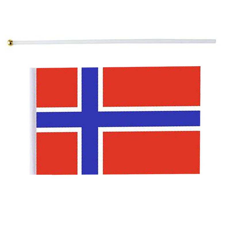 Norway Flag Norwegian Flag, Small Mini Handheld Norway Flags on