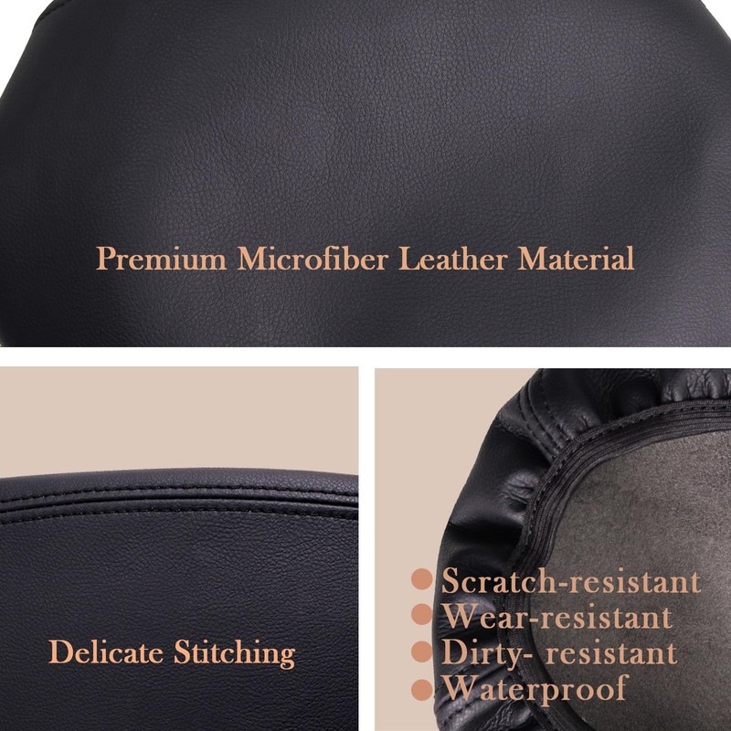 Areeyils Black Leather Center Console Armrest Cover for 2024-2025 2026