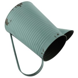 Gatuida Vintage Metal Pitcher Flower Pot Decorative Iron Planter for Display for and School Decor Adds Unique Character to Any Space Random Color