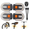 Turn Signals for Bike, USB Charging Bike Tail Light Remote