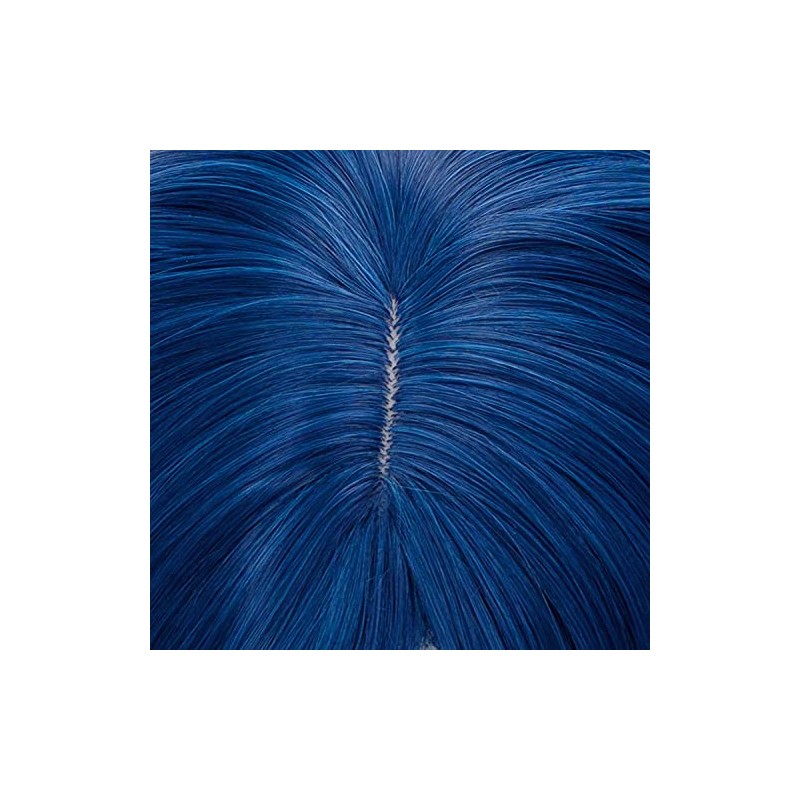 Pelucas azul oscuro con flequillo para mujer Peluca corta Bob