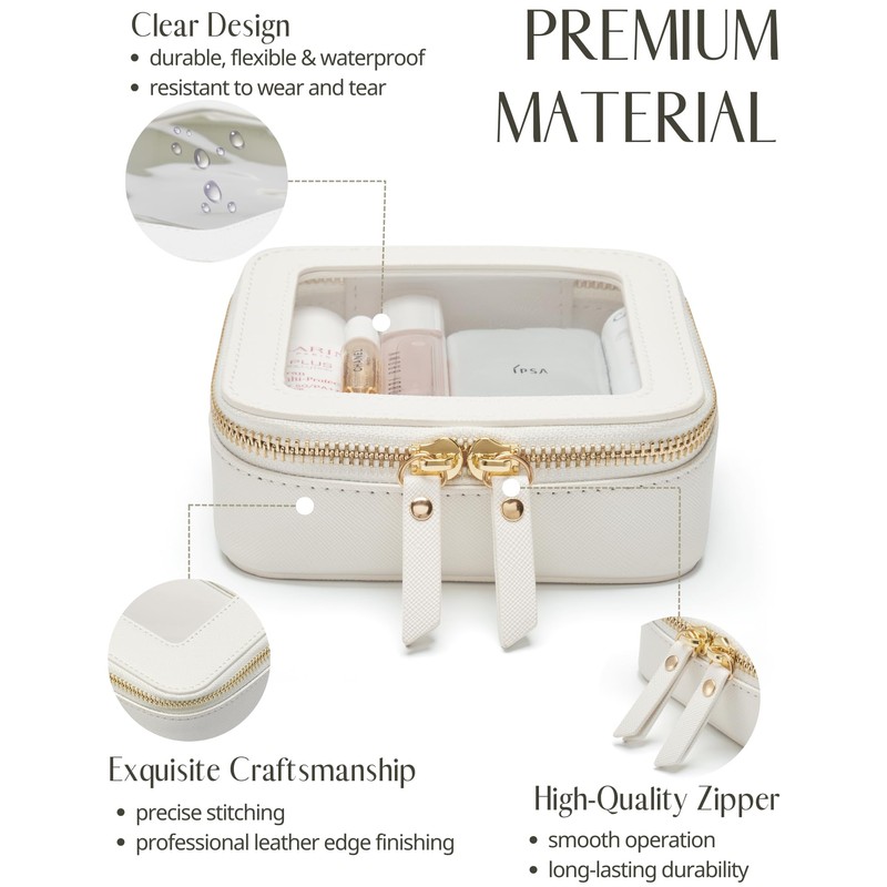Small Cosmetic Bag for Purse Mini Makeup Bag for School