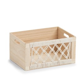 Zeller Boho 15189 Storage Box 35 x 25 x 18 cm Wood