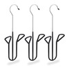 Relaxdays Shoe Hangers, Set of 3, Holder with Non-Slip Coating,