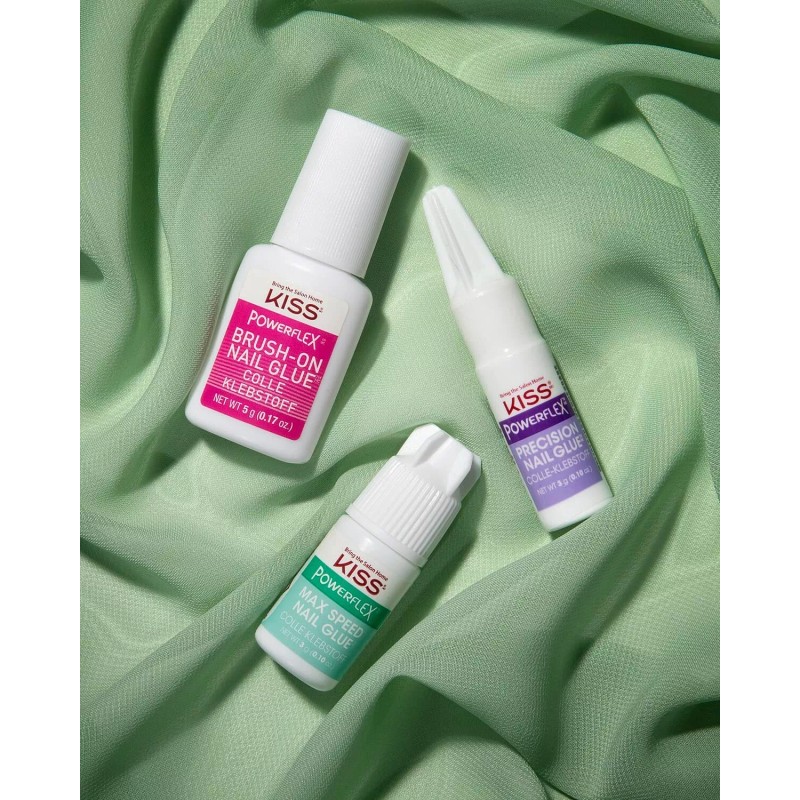 KISS PowerFlex Maximum Speed Nail Glue for Press On Nails,3g/0.10