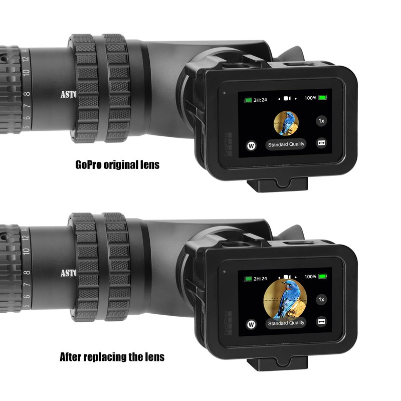 Zoom Lens Mod Compatible for GoPro Hero 13 12 11
