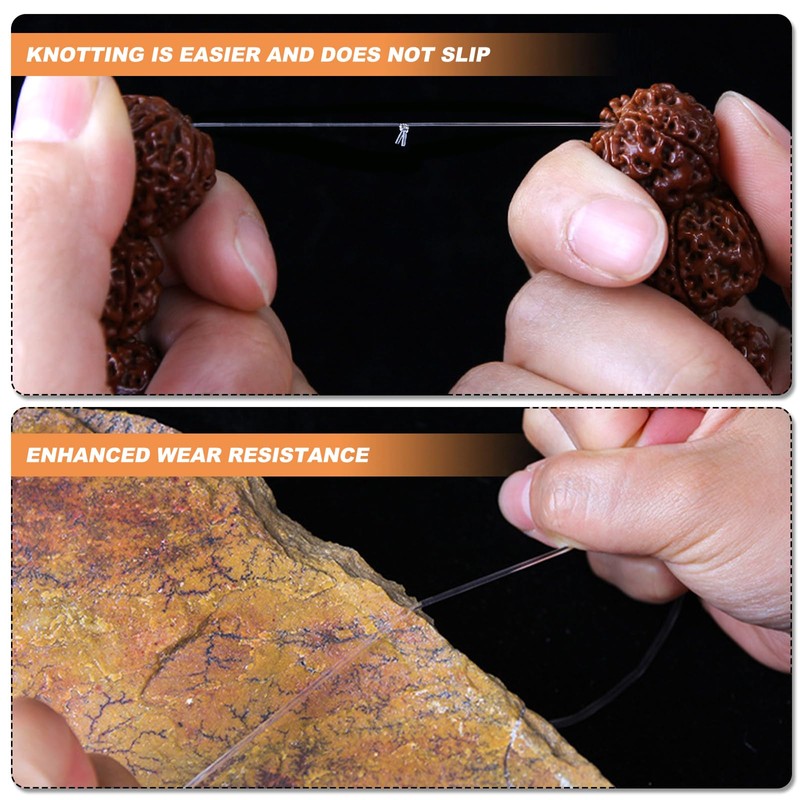 Nylon Invisible Thread String, 400m Clear Beading Thread Nylon String