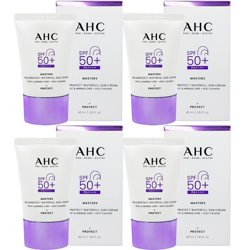 HC AHC Masters Mela Protect Waterfull Sun Cream 40ml x4
