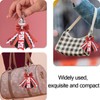 Cheerleader Pin Me Bow Keychain for Cheer Bag Backpacks Accessories