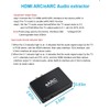 HDMI Earc/arc Audio Extractor, HDMI Earc to RCA R/L+ Optical+3.5mm