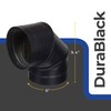 DuraVent DuraBlack 6 Inch 24 Gauge 430 Stainless Steel Easy