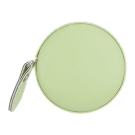 sourcing map Round Retractable Measuring Tape 150cm/60-inch Soft Leather Case Tailors Tape Measure Pocket Size for Body, Fabric, Sewing Measurements, Green